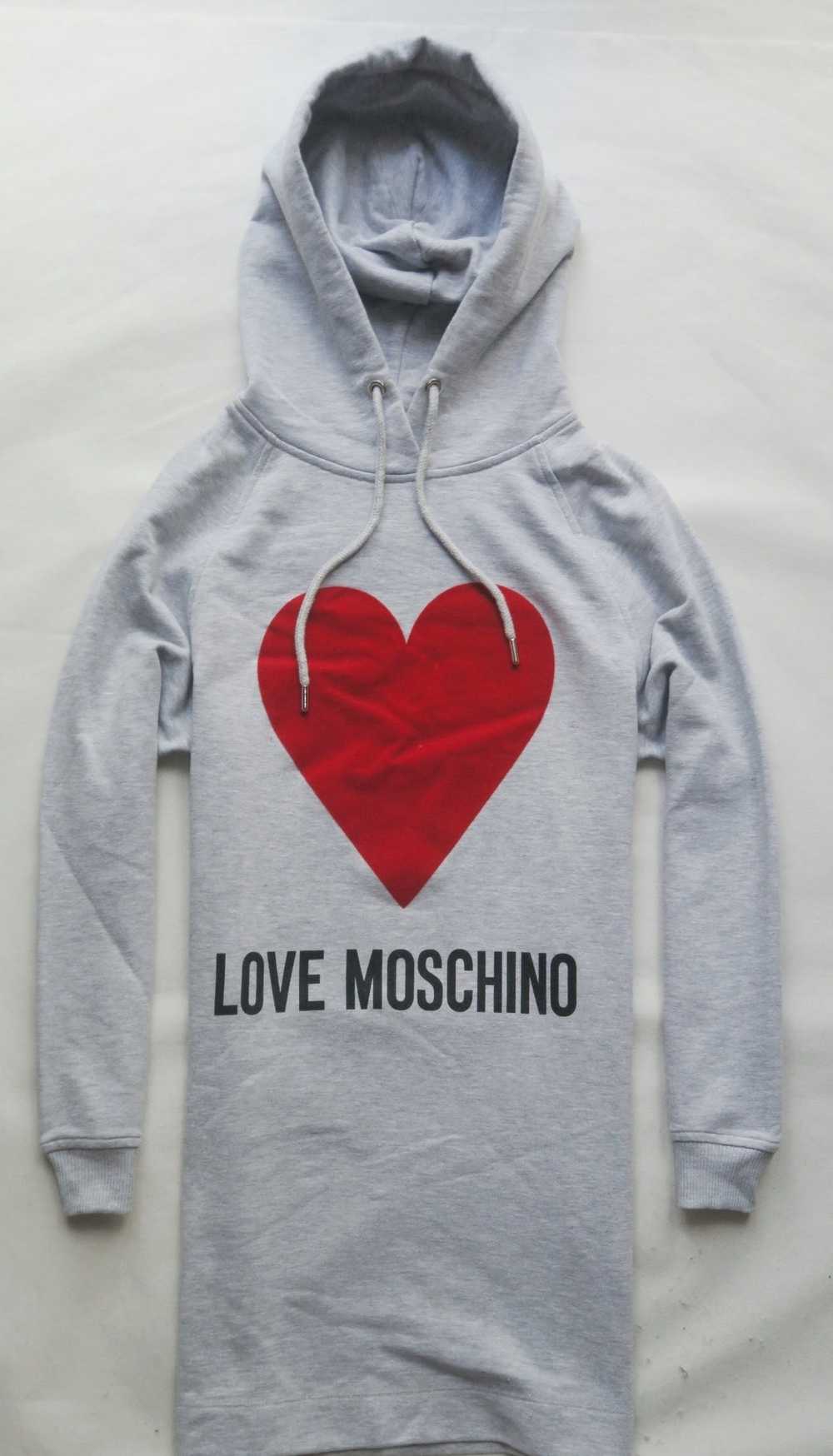 Love Moschino Love Moschino long hoodie heart log… - image 1