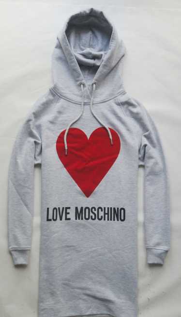 Love Moschino Love Moschino long hoodie heart log… - image 1
