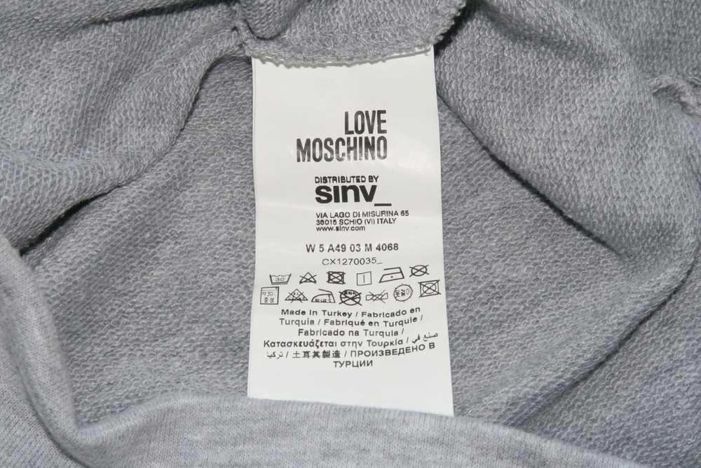 Love Moschino Love Moschino long hoodie heart log… - image 2