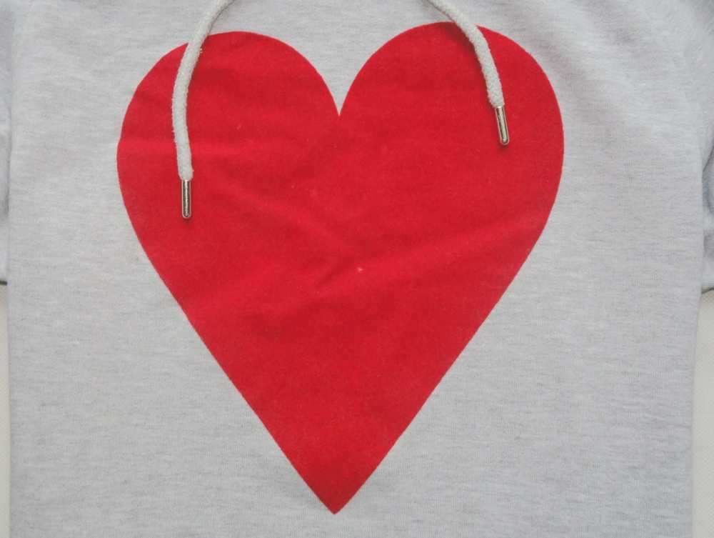 Love Moschino Love Moschino long hoodie heart log… - image 6