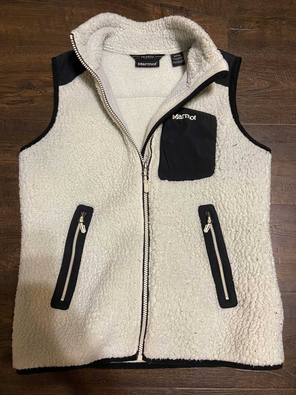 Marmot Marmot Wiley Fleece Vest Cream Black Women… - image 2