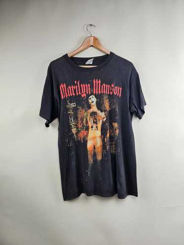 Marilyn manson gun t shirt best sale