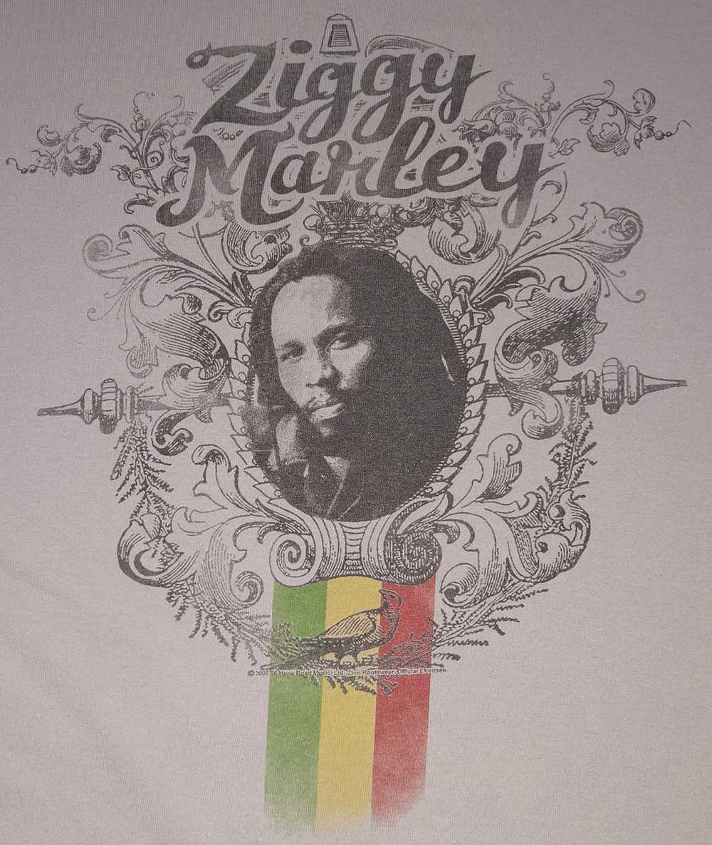 Band Tees × Vintage ZIGGY MARLEY SHIRT ©2006 - image 3