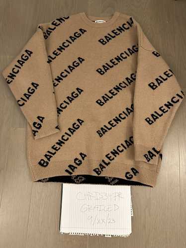 Balenciaga Balenciaga Logo Knit