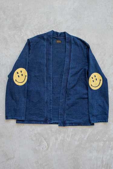 Kapital Kapital Indigo KAKASHI Smiley Cardigan - S