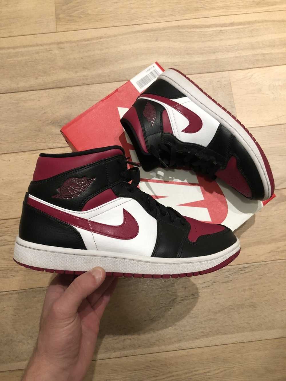 Jordan Brand Air Jordan 1 Mid Bred Toe - image 1