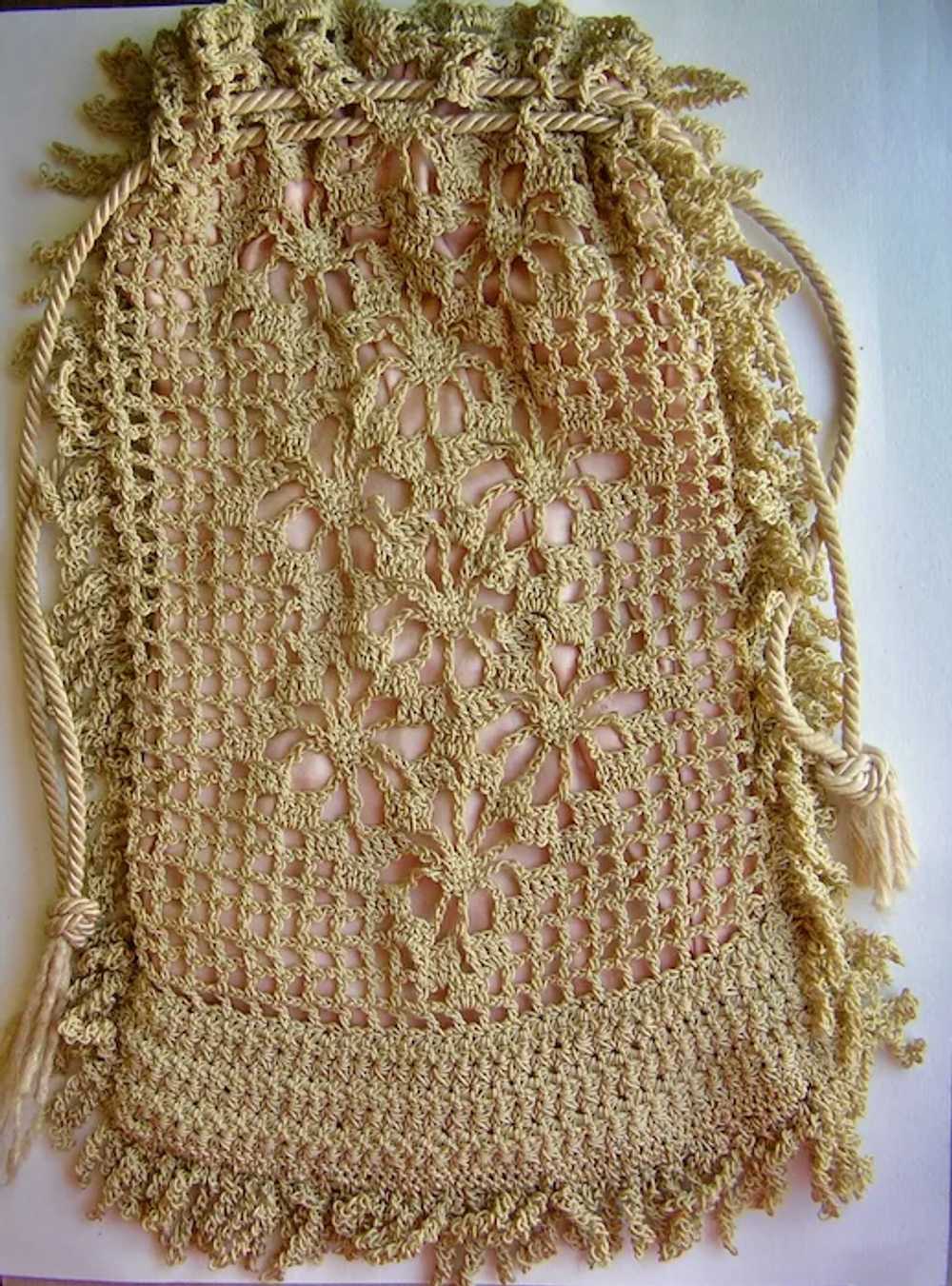 Edwardian Era French Handmade Silk Purse - image 2