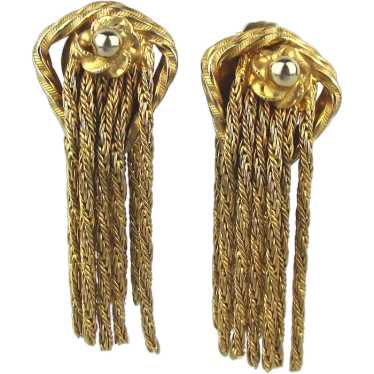 Cascading Raindrop Post Earrings 14kt Gold-Filled