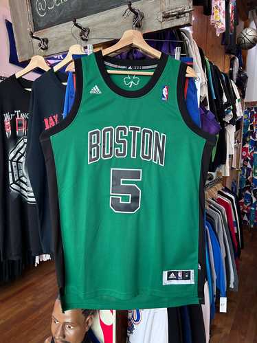 Boston Celtics #5 Kevin Garnett Revolution 30 Swingman Green With
