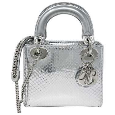 Dior Lady Dior python handbag