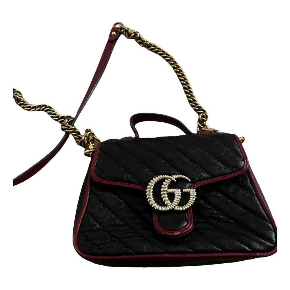 Gucci Gg Marmont Flap patent leather handbag - image 1