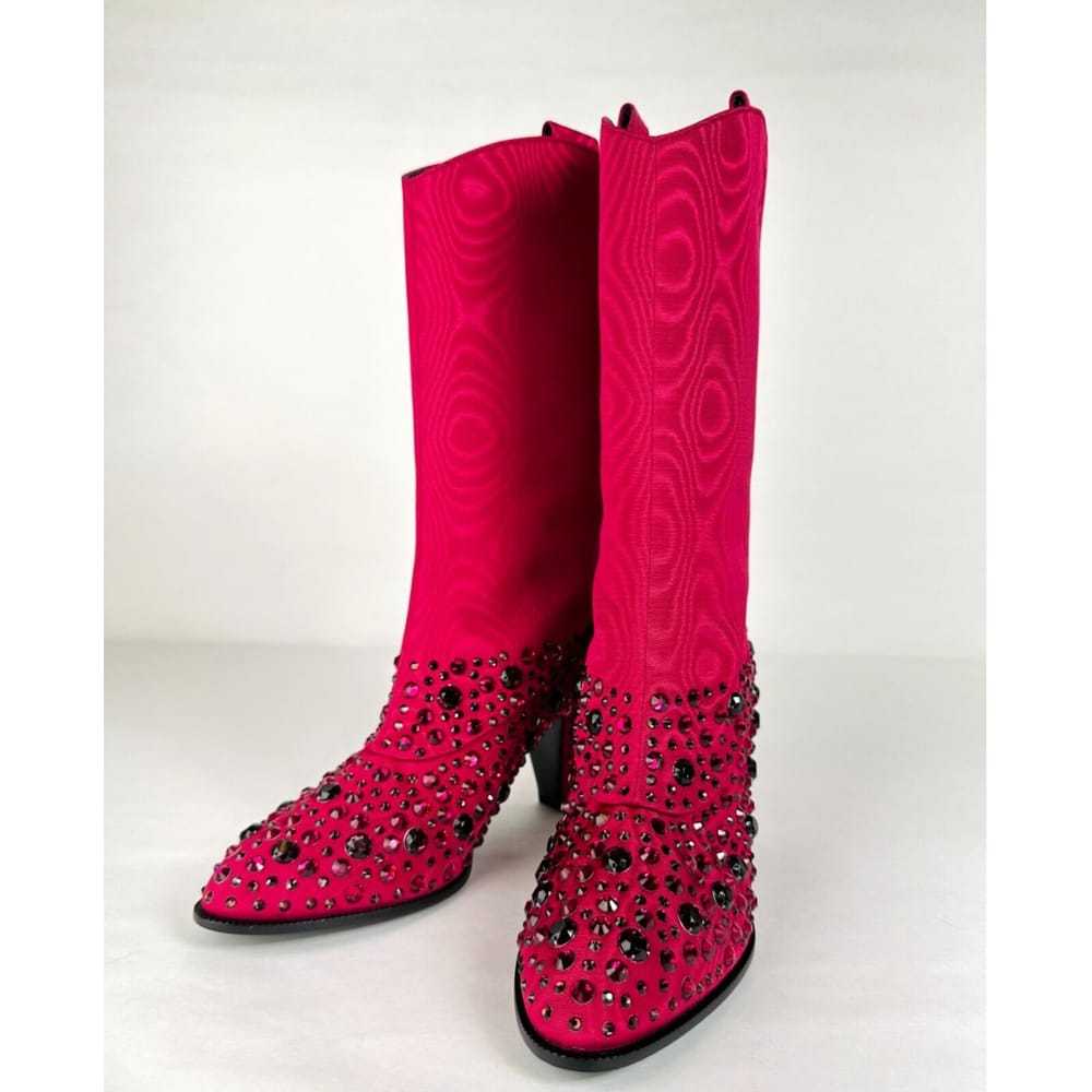 Gucci Cloth boots - image 5