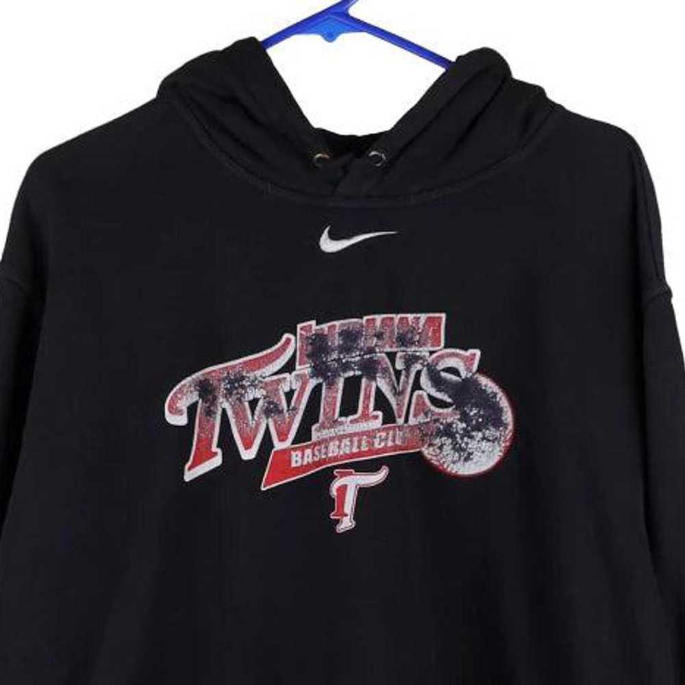 Minnesota Twins Nike MLB Hoodie - XL Black Cotton… - image 3