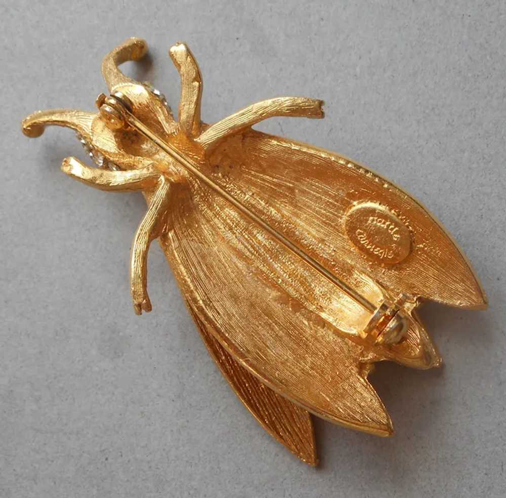 Hattie Carnegie Trembler Locust Insect Pin Brooch… - image 5