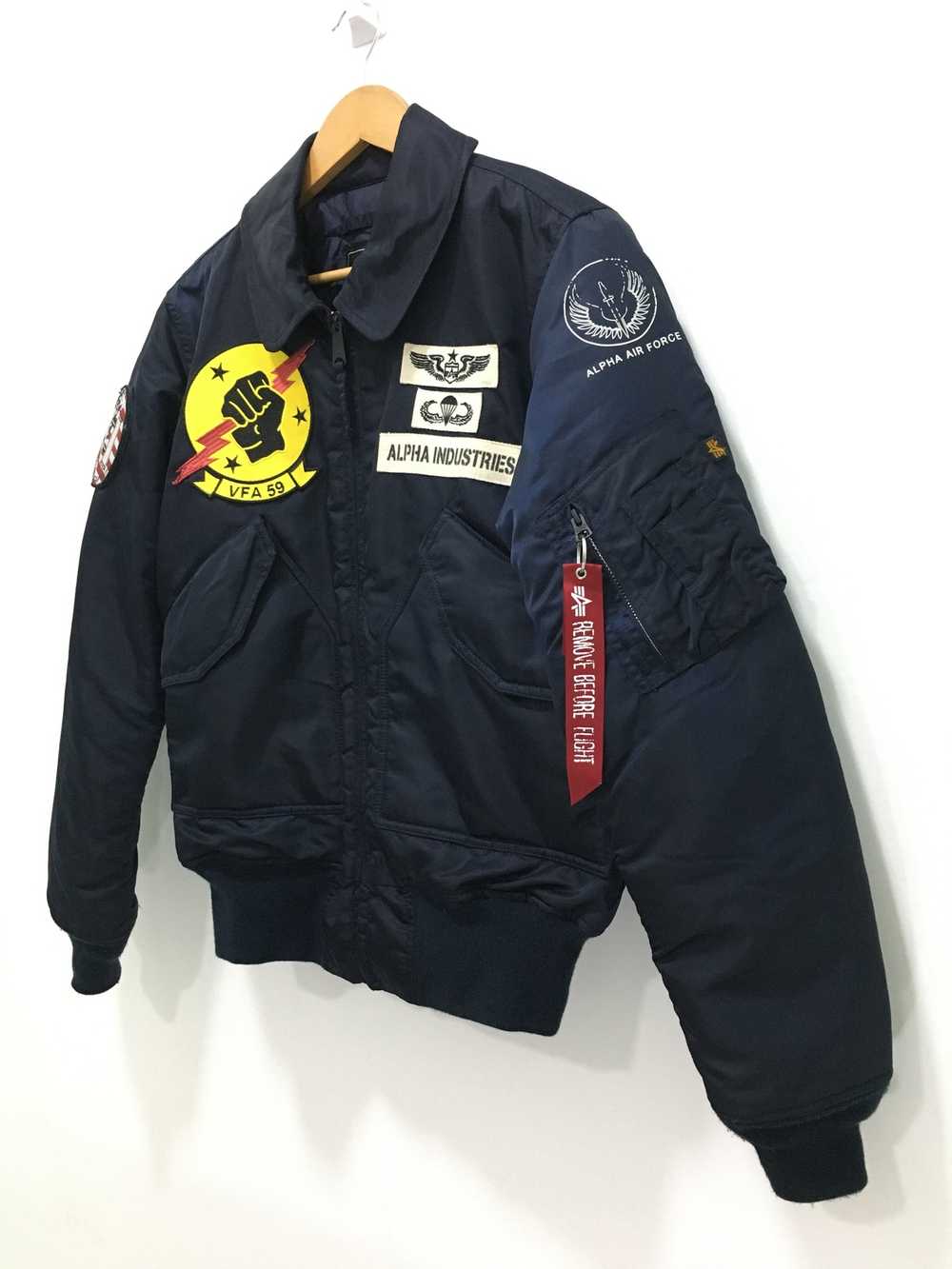 Alpha Industries × Bomber Jacket × Us Air Force A… - image 3