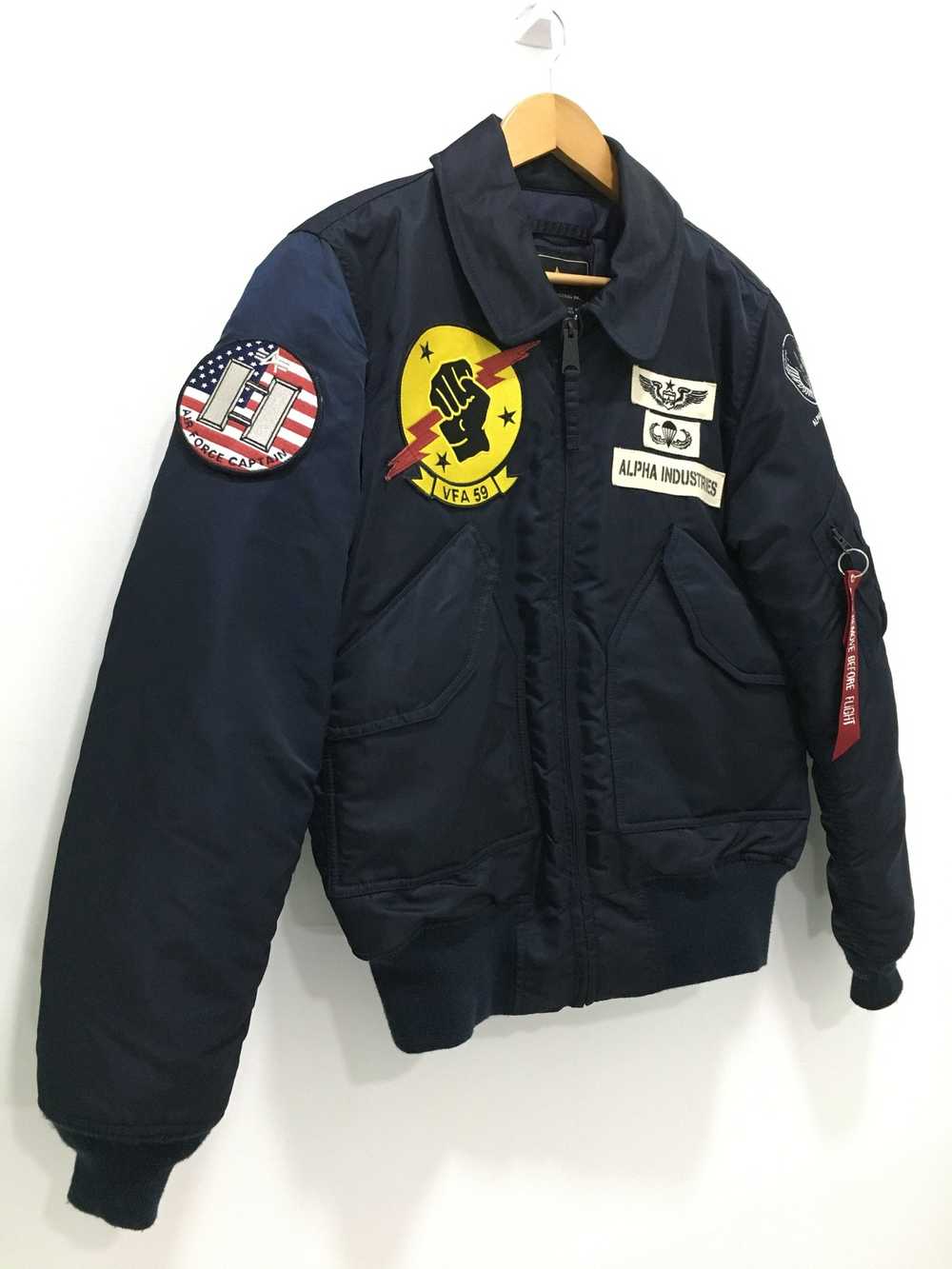 Alpha Industries × Bomber Jacket × Us Air Force A… - image 4