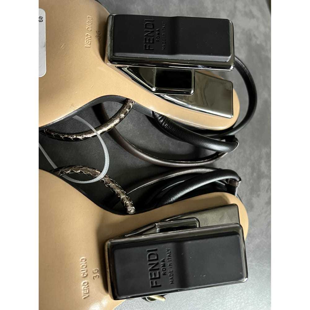 Fendi Fendi Feel leather sandal - image 10