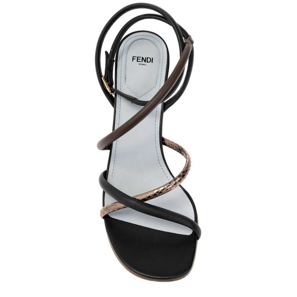 Fendi Fendi Feel leather sandal - image 6