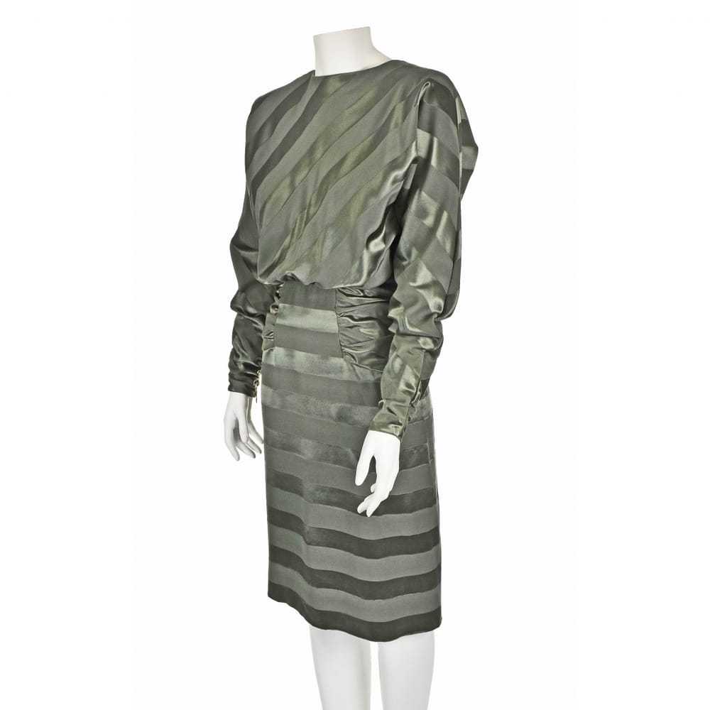 Bill Blass Silk mid-length dress - image 3