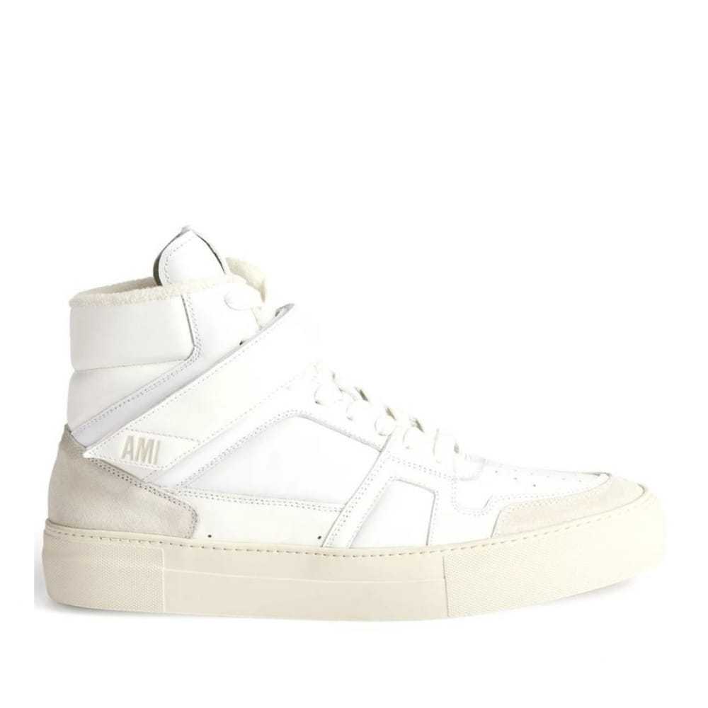 Ami Leather high trainers - image 3