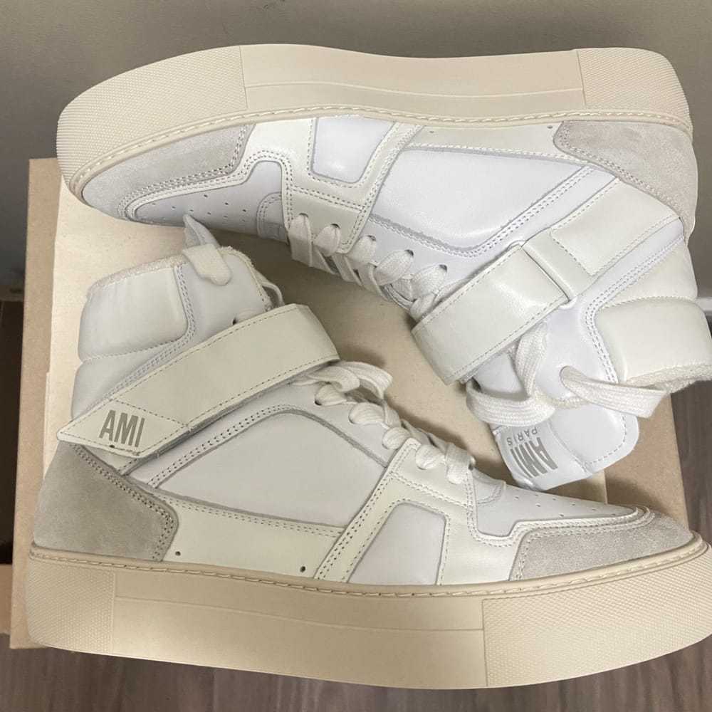 Ami Leather high trainers - image 8