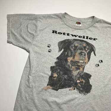 Vintage rottweiler dog t - Gem