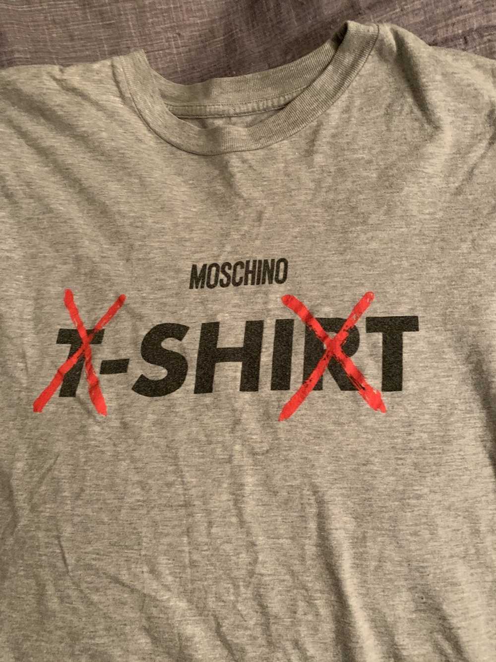 Moschino Rare Moschino Shit T shirt - image 2
