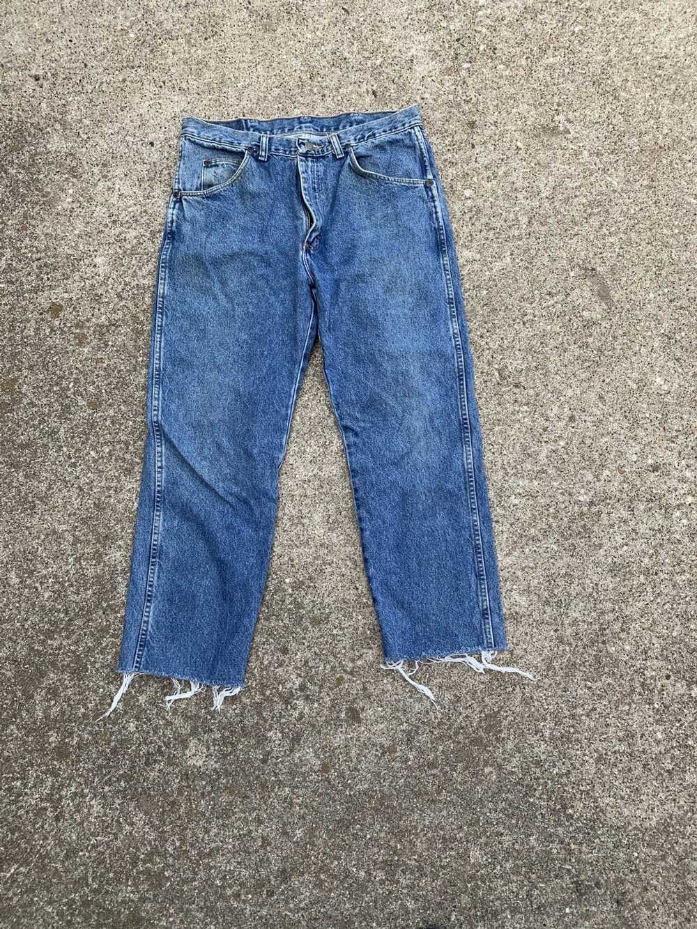 Vintage × Wrangler Cropped wrangler jeans - image 1