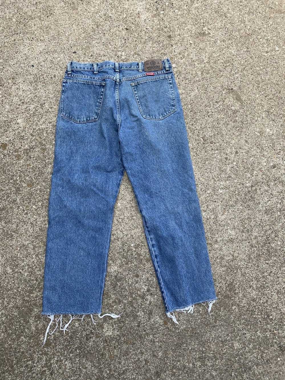 Vintage × Wrangler Cropped wrangler jeans - image 2