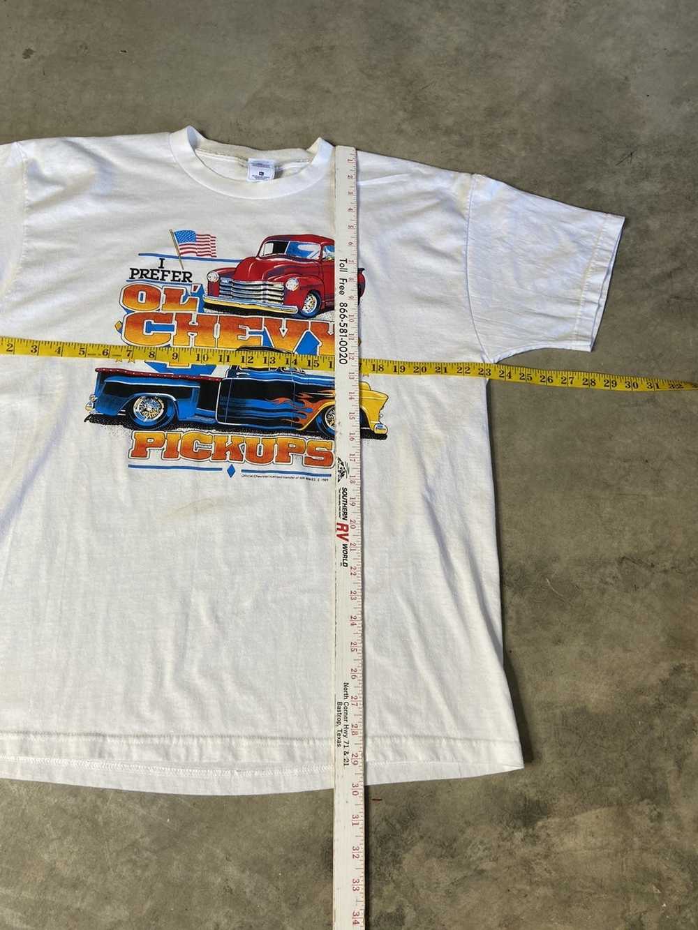 Made In Usa × Vintage Vintage Chevy Truck Tee 1989 - image 5