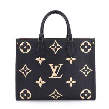 Louis Vuitton Nano Speedy Empreinte Black Beige M81456 Ladies