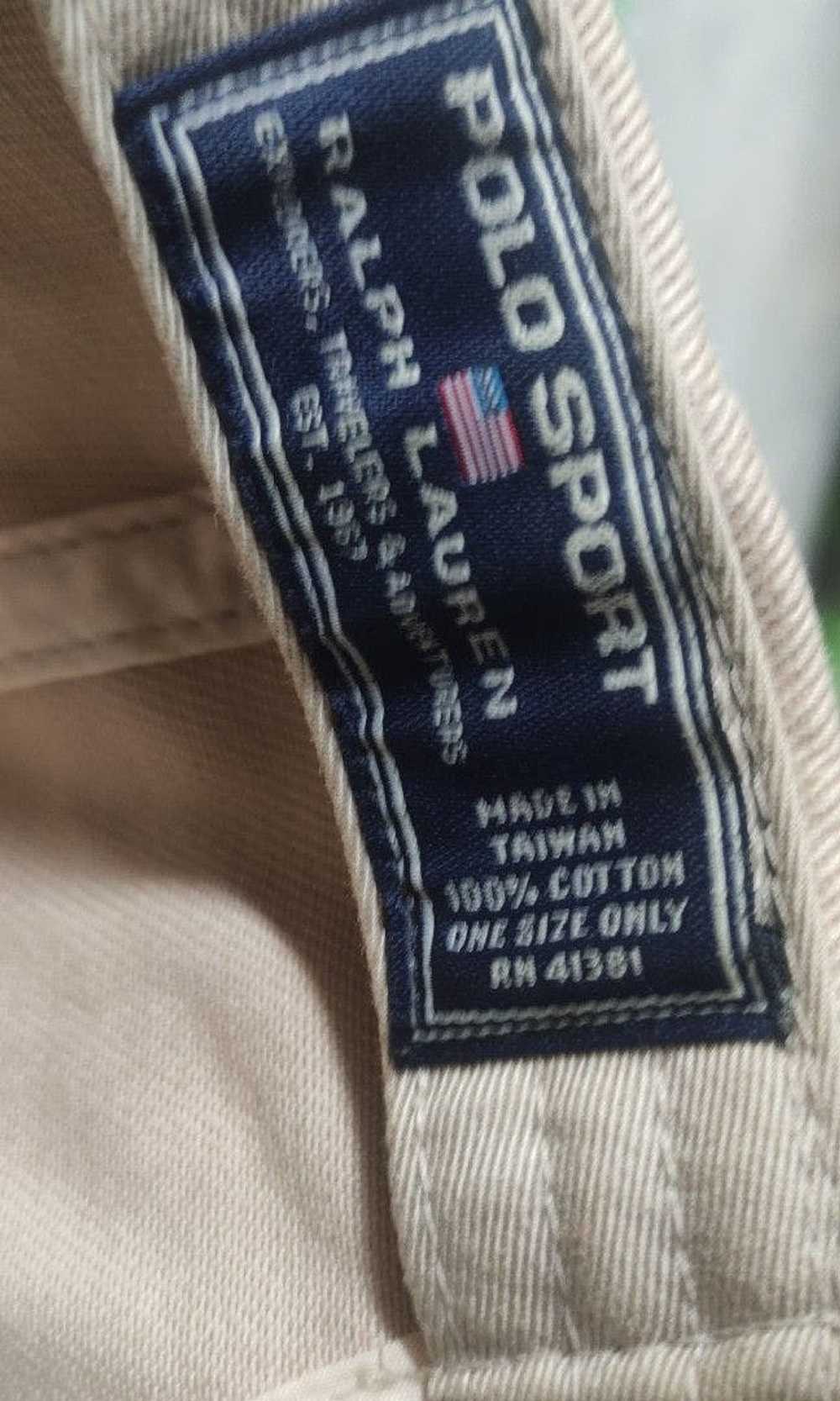 Polo Ralph Lauren polosport vintage cap leather a… - image 10