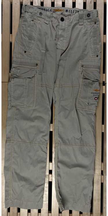 Aeronautica Militare × Streetwear Mens Cargo Pants