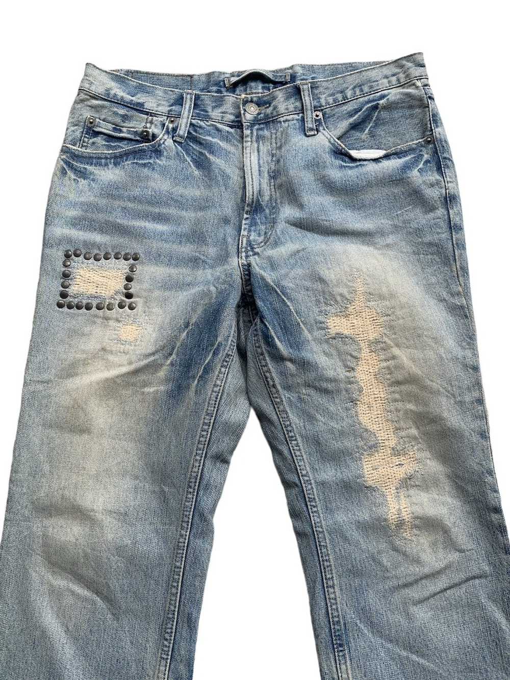 PPFM PPFM Distressed Denim Jeans - image 3