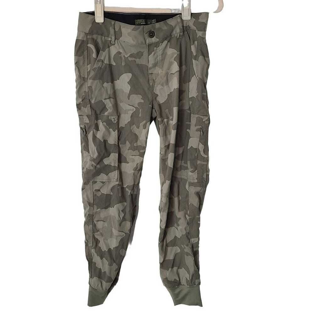 Prana Prana Womens 0 Sage Green Camo Stretch Hiki… - image 2