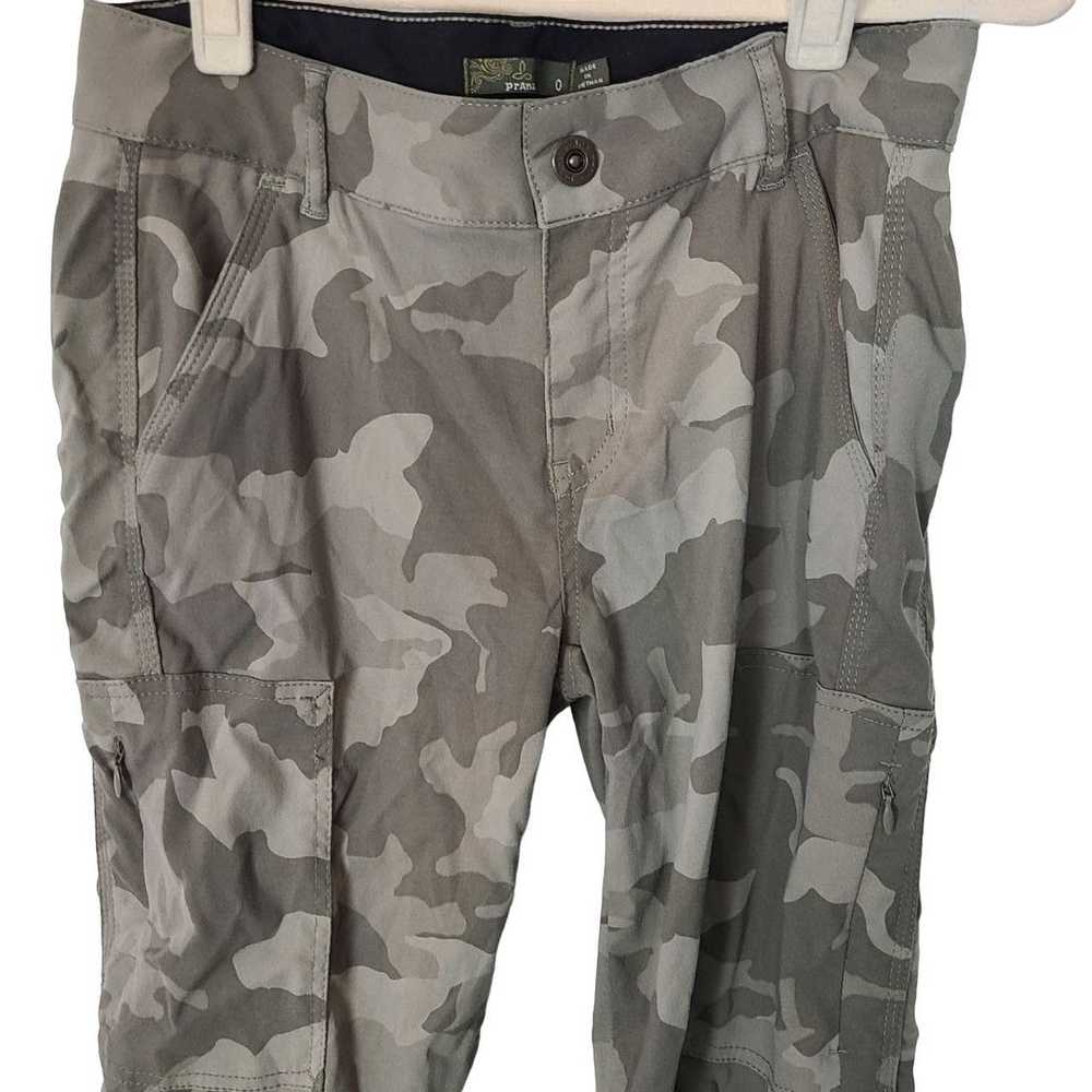 Prana Prana Womens 0 Sage Green Camo Stretch Hiki… - image 3