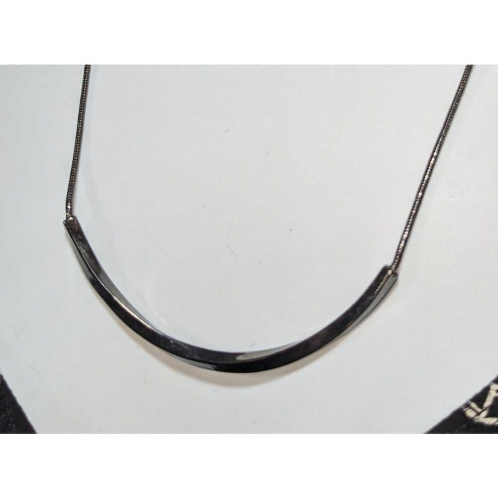 Other Twisted Bar Abstract Necklace - image 4