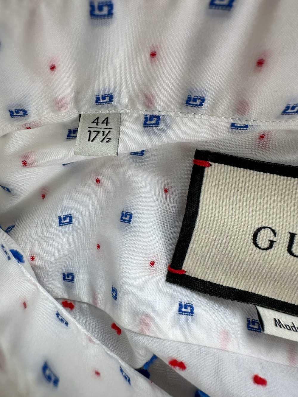 Gucci Gucci White G Logo Button Up Shirt - image 4