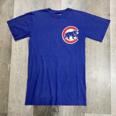 MLB Vintage Y2K Chicago Cubs Gray 3/4 Sleeve T Shirt Boys Youth 8 10