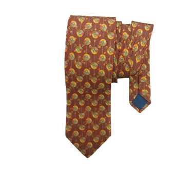 Ermenegildo Zegna ERMENEGILDO ZEGNA Brown Floral … - image 1