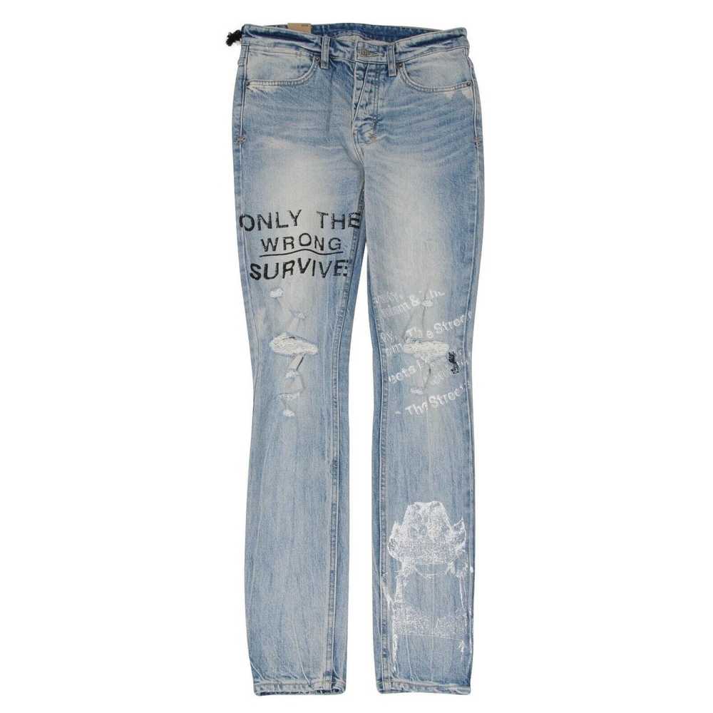 Ksubi Van Winkle Survive Vertigo Distressed Jeans… - image 1