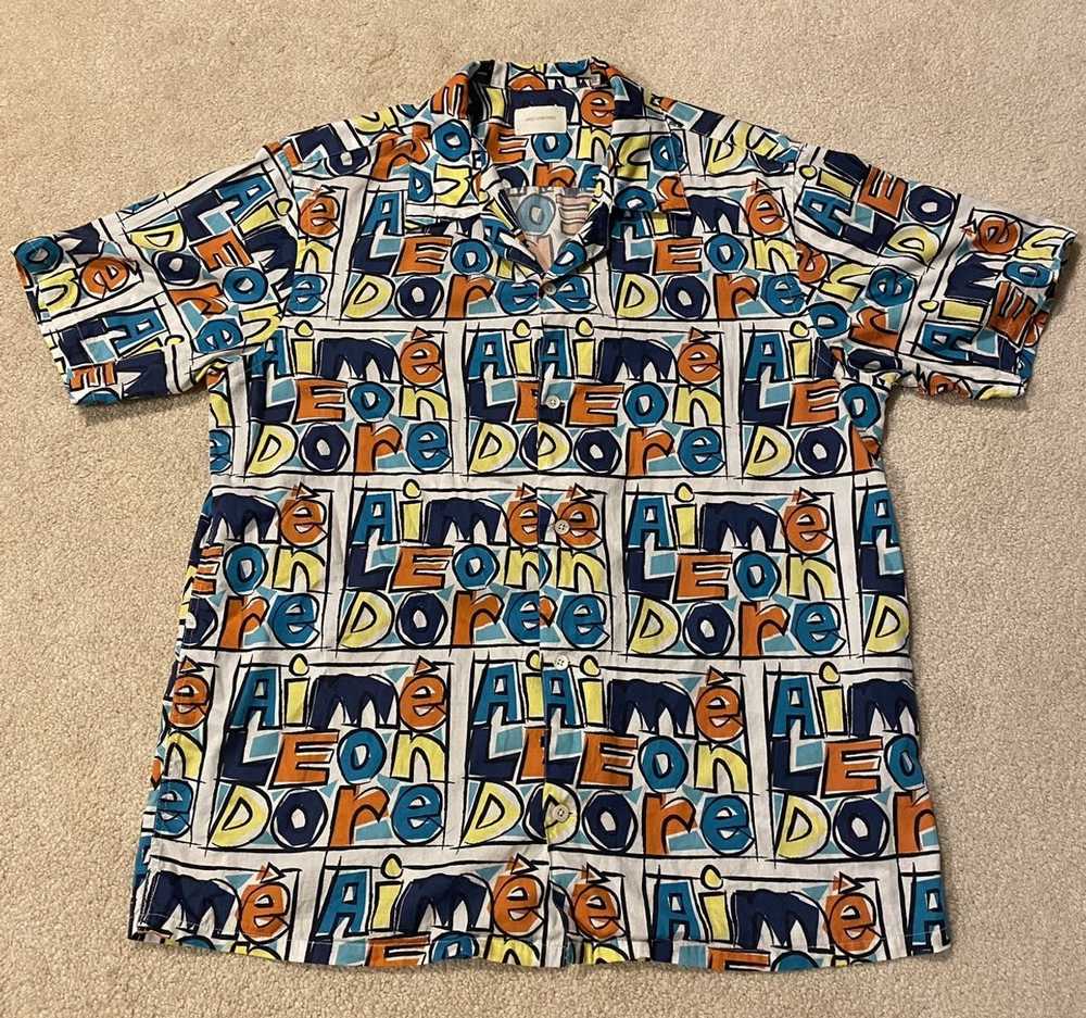 Aime Leon Dore Vacation Crayon Shirt SS19 RARE Mu… - image 1