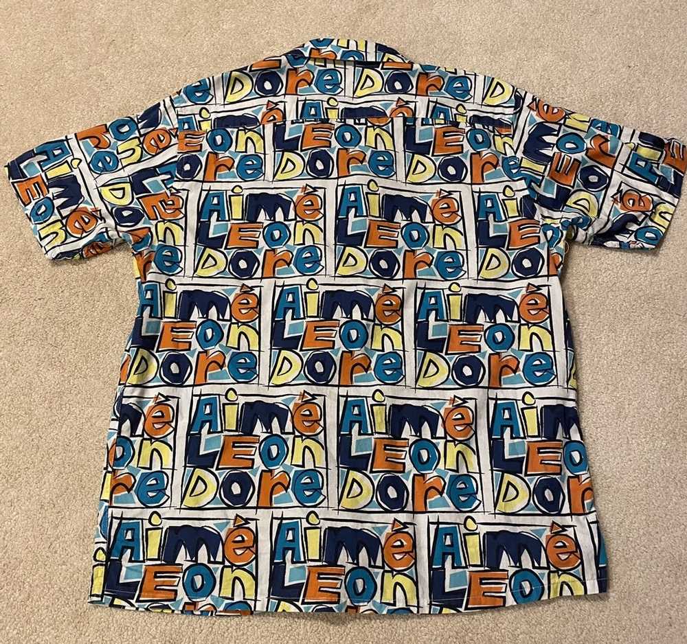 Aime Leon Dore Vacation Crayon Shirt SS19 RARE Mu… - image 4