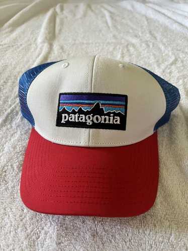 Patagonia Red White and Blue Patagonia Trucker Hat