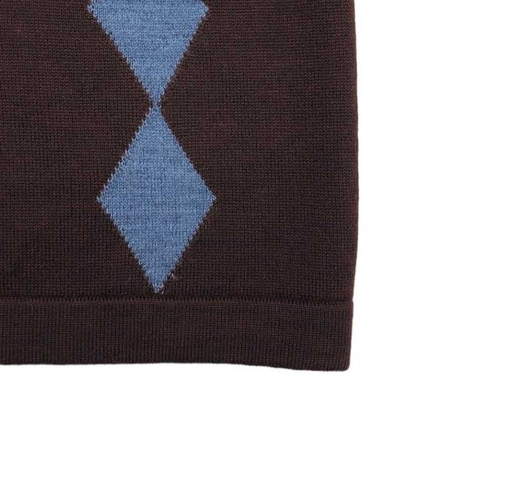 Jean Paul Gaultier Argyle Turtleneck Knit Sweater - image 4