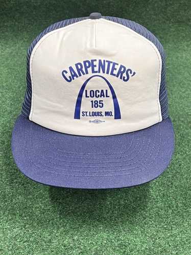 Trucker Hat × Union Made × Vintage 80s Carpenters 