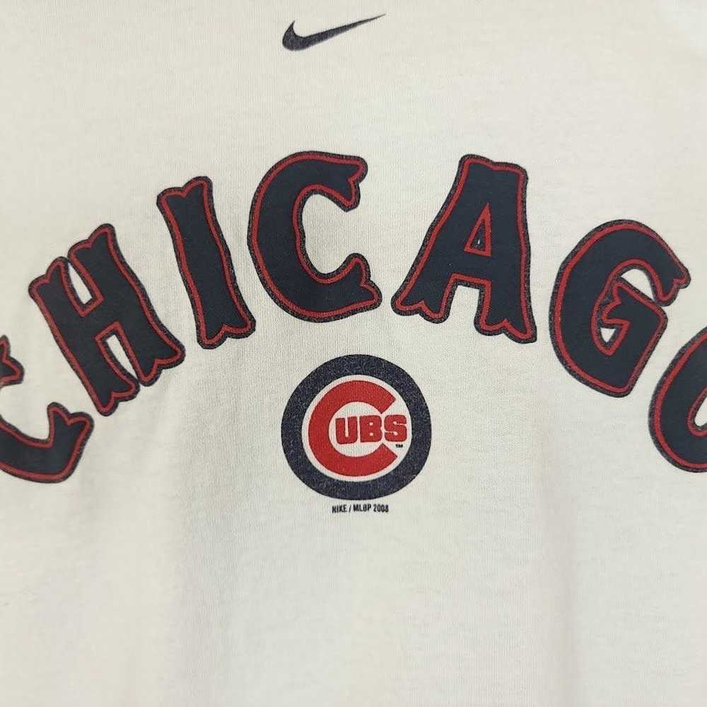 MLB Chicago Cubs T Shirt Vintage Y2K Nike MLB Bas… - image 2