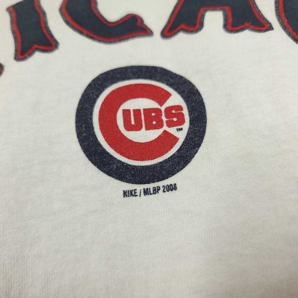 MLB Chicago Cubs T Shirt Vintage Y2K Nike MLB Bas… - image 3