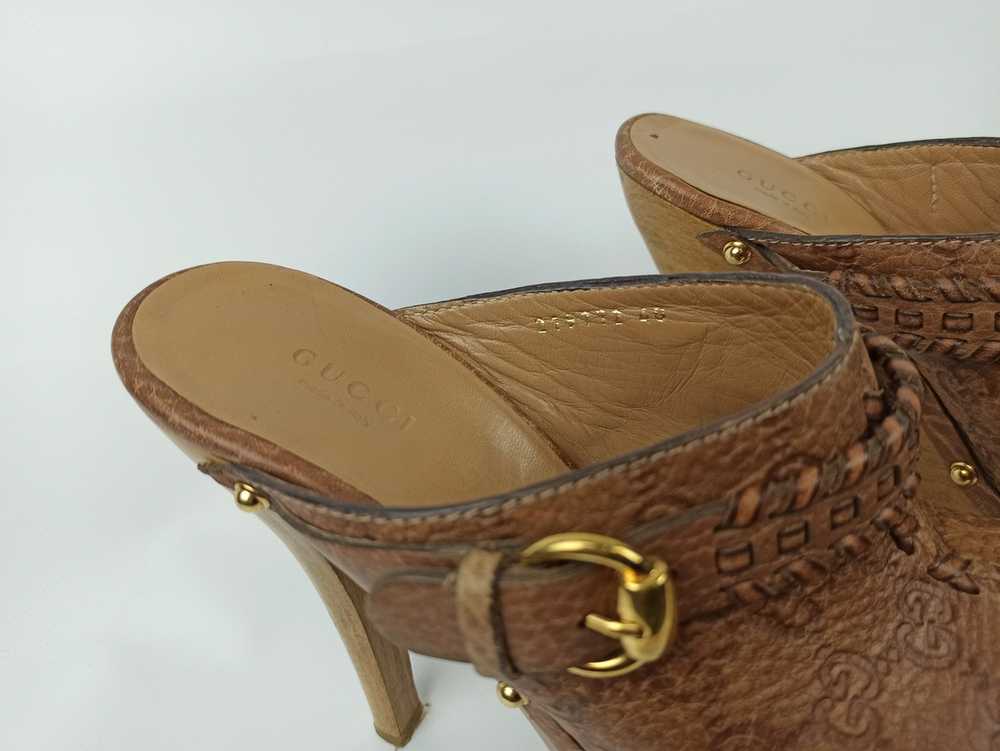 Designer × Gucci × Vintage Gucci High Heels Leath… - image 4