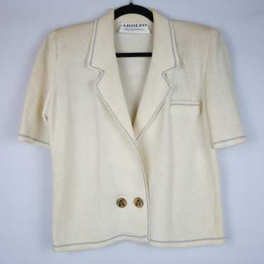 A Classic Vintage Ivory Chanel Boucle Skirt Suit XS at 1stDibs
